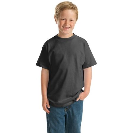 Hanes ®   -  Youth Beefy-T ®  Born to Be Worn 100% Cotton T-Shirt.  5380