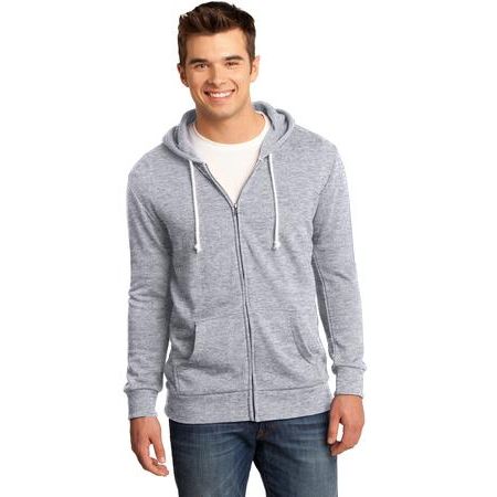 District ®  - Young Mens Core Fleece Full-Zip Hoodie DT190