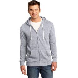 District ®  - Young Mens Core Fleece Full-Zip Hoodie DT190