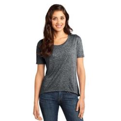 District ®  - Juniors Microburn Wide Neck Hi/Lo Tee. DT260